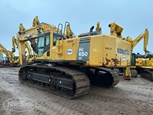 Used Komatsu Excavator,Back of used Excavator,Used Excavator in yard,Up close front of used Excavator,Front of used Excavator